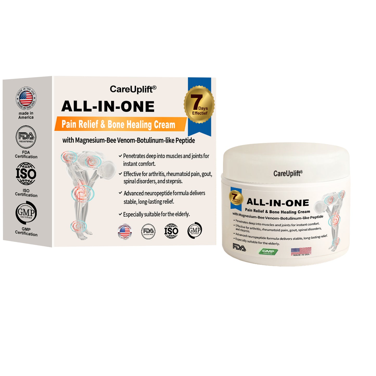𝐂𝐚𝐫𝐞𝐔𝐩𝐥𝐢𝐟𝐭® 𝐌𝐮𝐥𝐭𝐢-𝐄𝐟𝐟𝐞𝐜𝐭 𝐏𝐚𝐢𝐧 𝐑𝐞𝐥𝐢𝐞𝐟 𝐚𝐧𝐝 𝐑𝐞𝐩𝐚𝐢𝐫 𝐂𝐫𝐞𝐚𝐦 𝐜𝐨𝐧𝐭𝐚𝐢𝐧𝐬 𝐛𝐨𝐭𝐮𝐥𝐢𝐧𝐮𝐦 𝐭𝐨𝐱𝐢𝐧 (𝐚𝐥𝐨𝐧𝐠 𝐰𝐢𝐭𝐡 𝐦𝐚𝐠𝐧𝐞𝐬𝐢𝐮𝐦, 𝐛𝐞𝐞 𝐯𝐞𝐧𝐨𝐦, 𝐚𝐧𝐝 𝐛𝐨𝐭𝐮𝐥𝐢𝐧𝐮𝐦 𝐭𝐨𝐱𝐢𝐧-𝐥𝐢𝐤𝐞 𝐩𝐞𝐩𝐭𝐢𝐝𝐞𝐬).